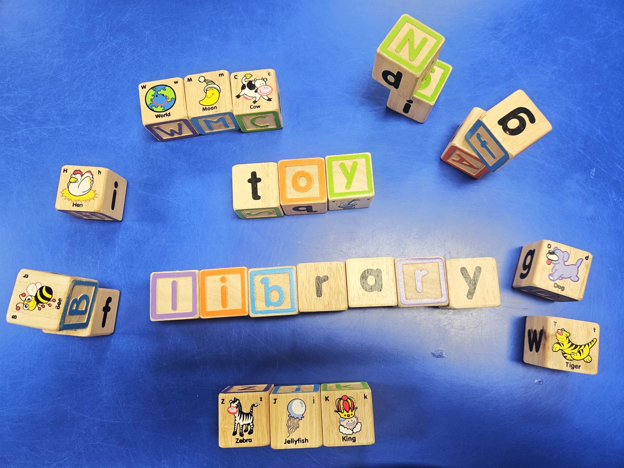 Wooden Alphabet Blocks