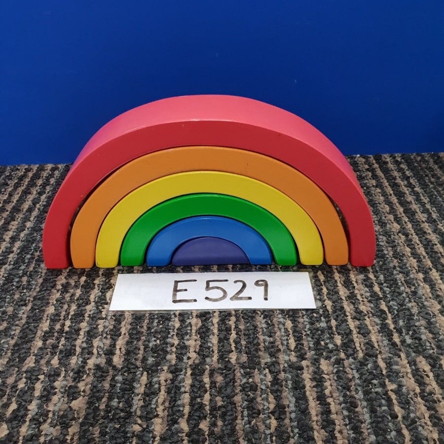 Wooden Rainbow Stacker