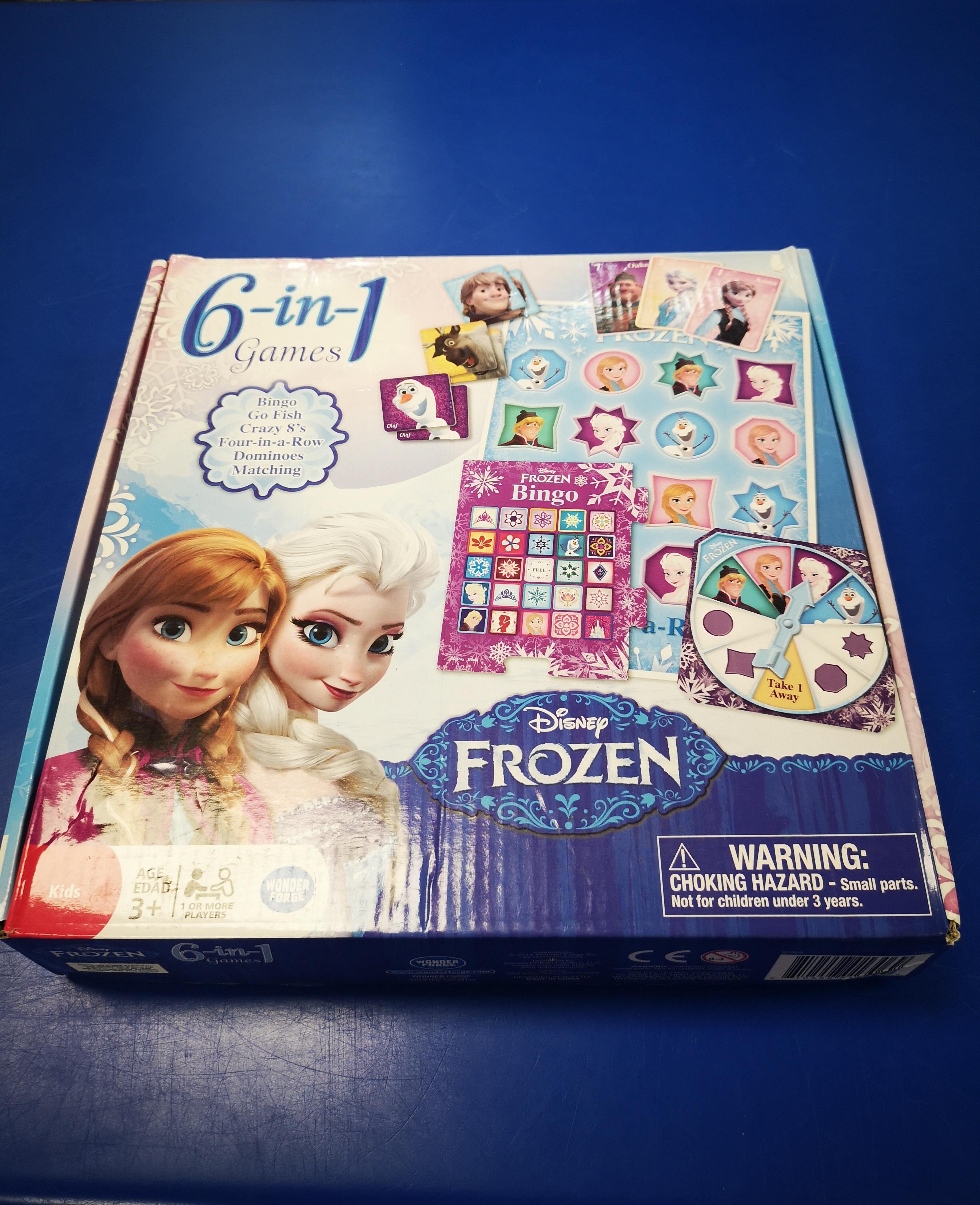 Frozen 6 in 1 Game Set