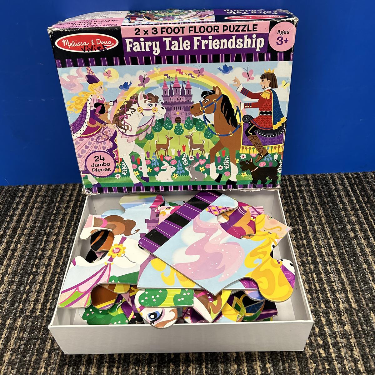 Melissa and doug fairy cheap tale castle floor puzzle