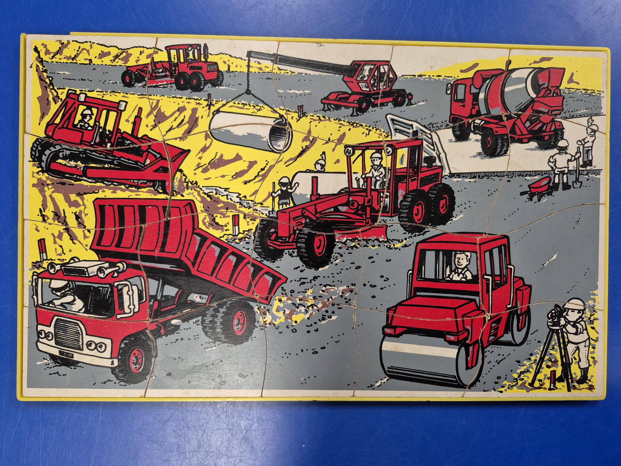 Wooden Construction Site Puzzle