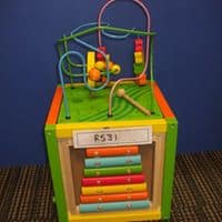 Wooden Activity Cube   R531 