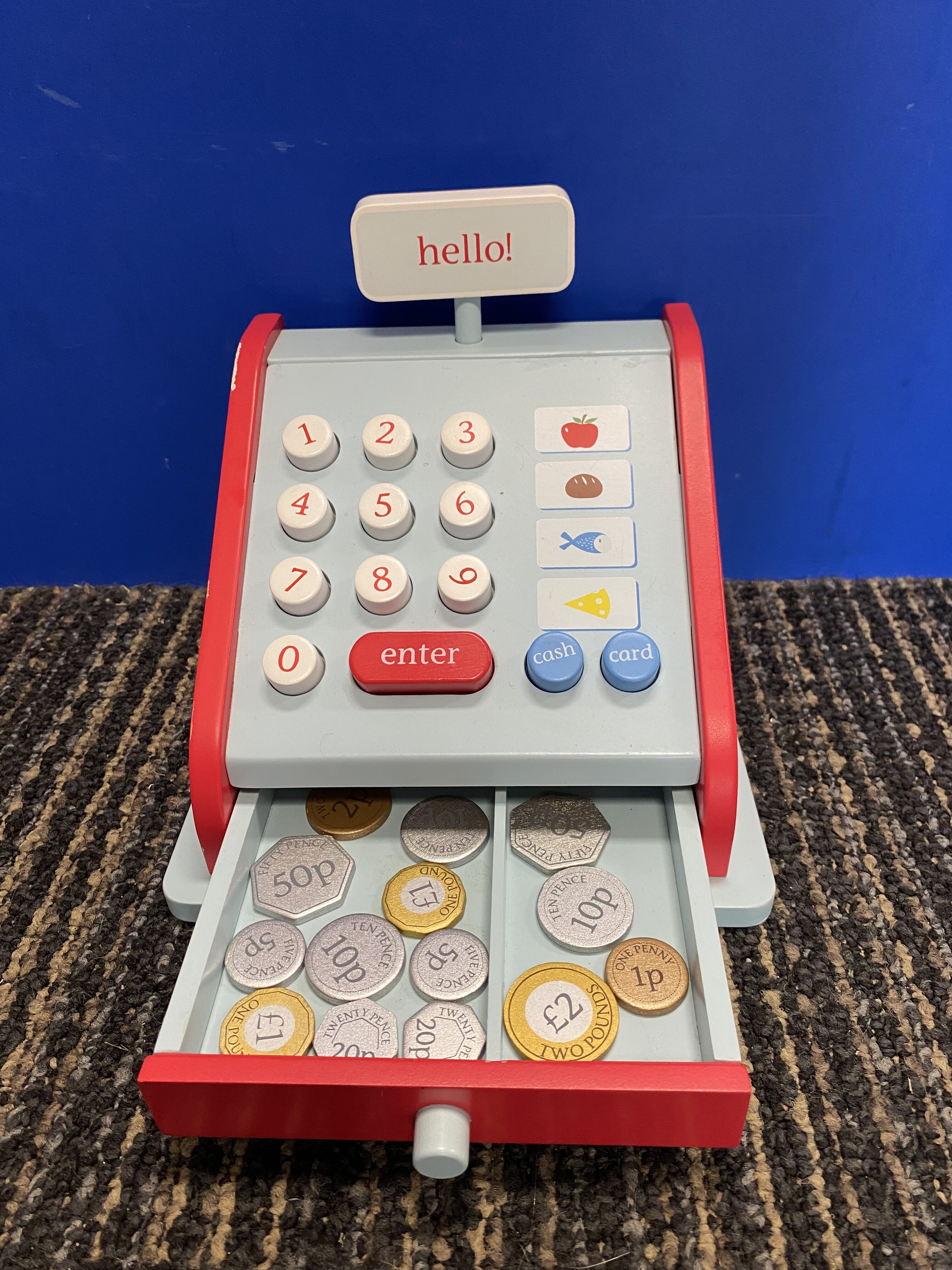 Wooden Cash Register