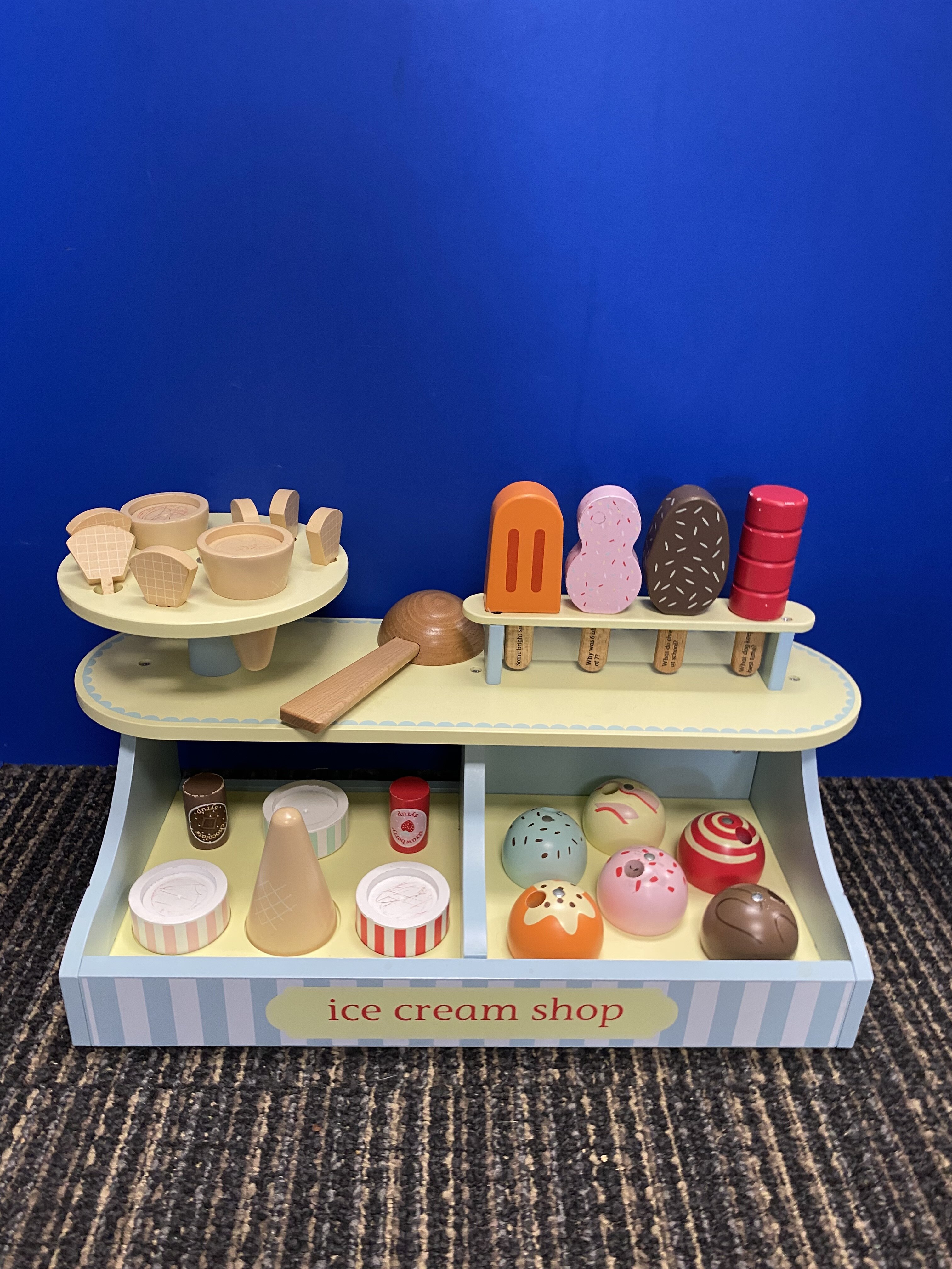 Wooden Ice Cream Shop