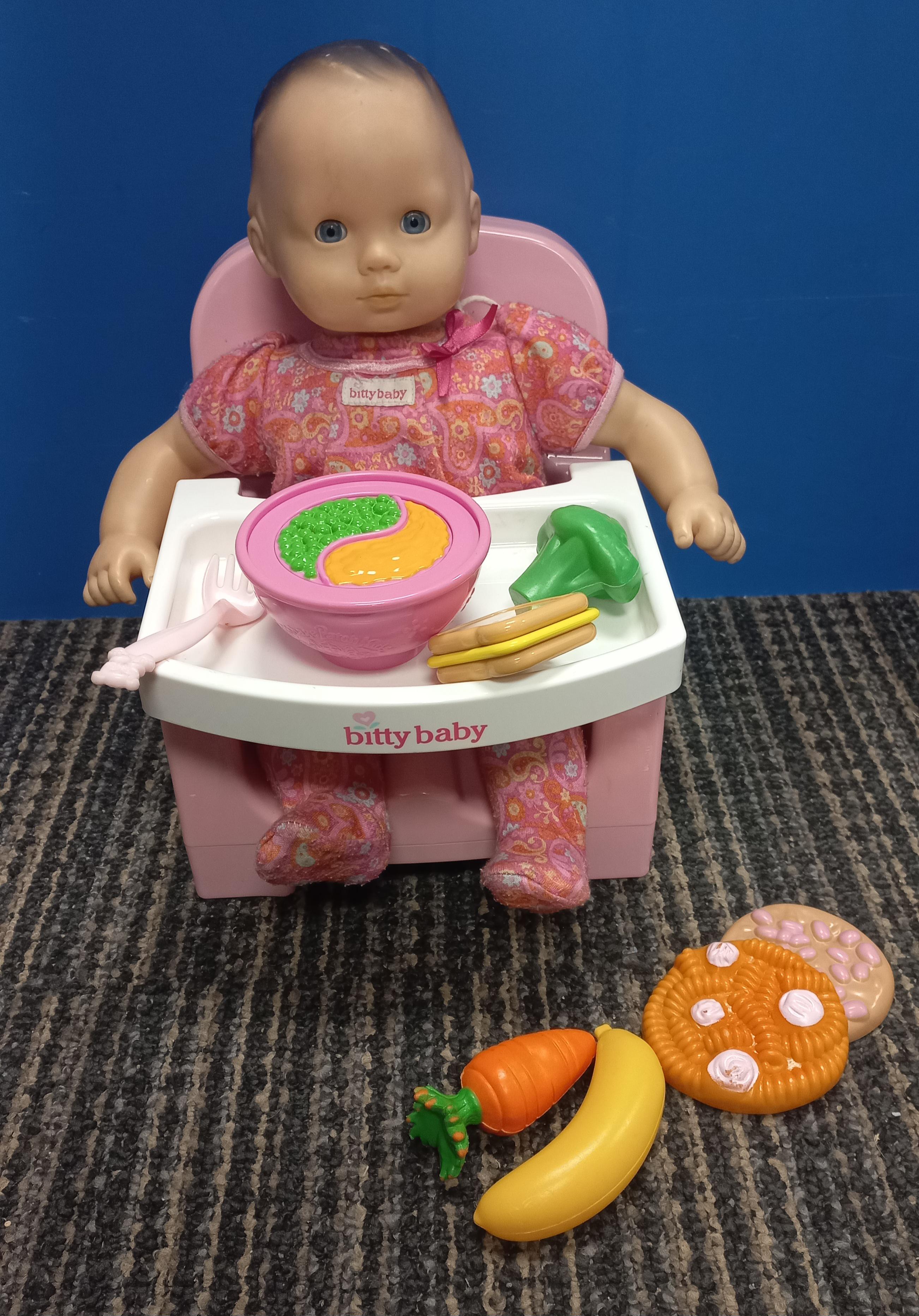 Bitty Baby Highchair and Doll