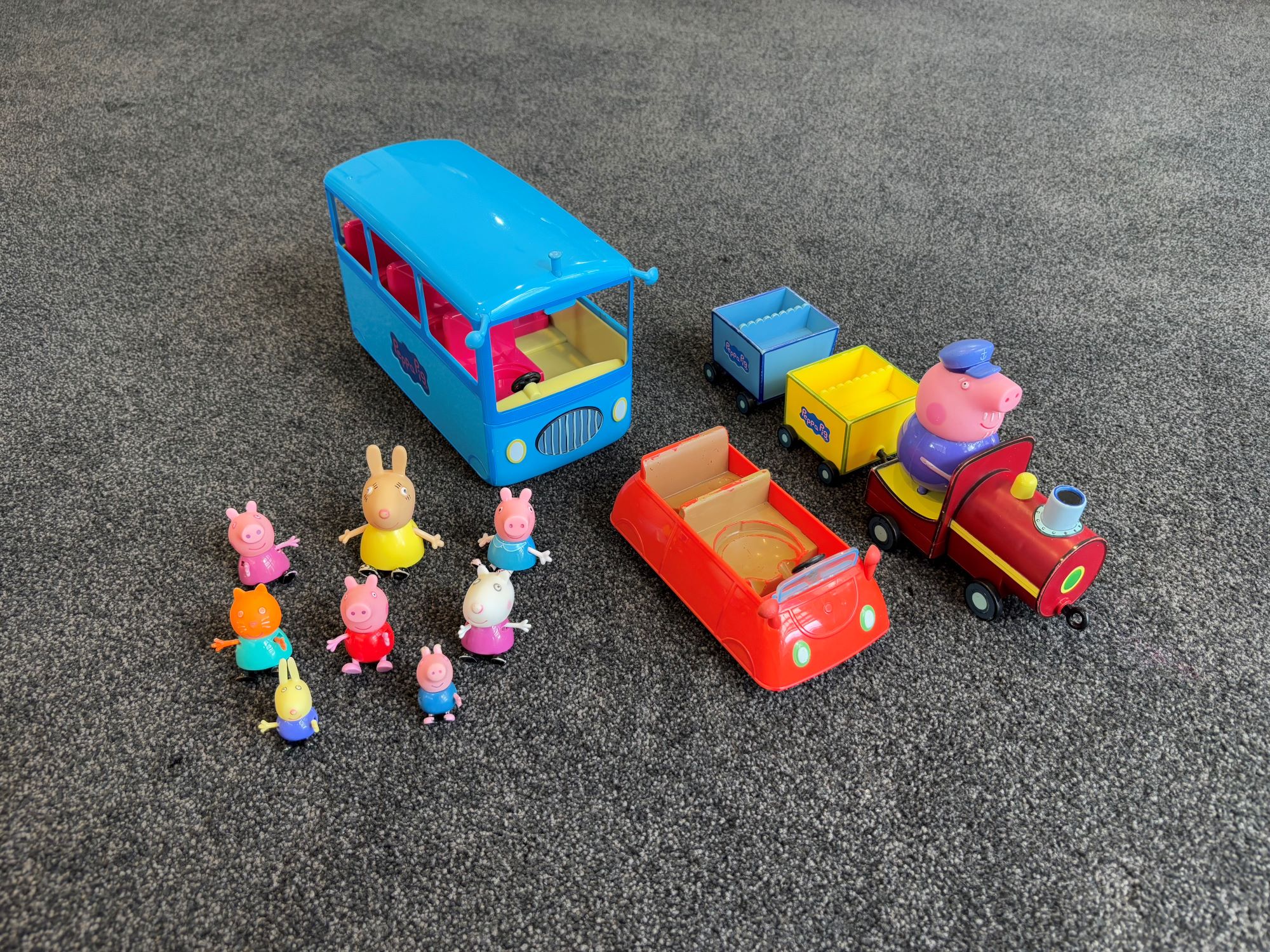 Peppa Pig Train, Bus and Car
