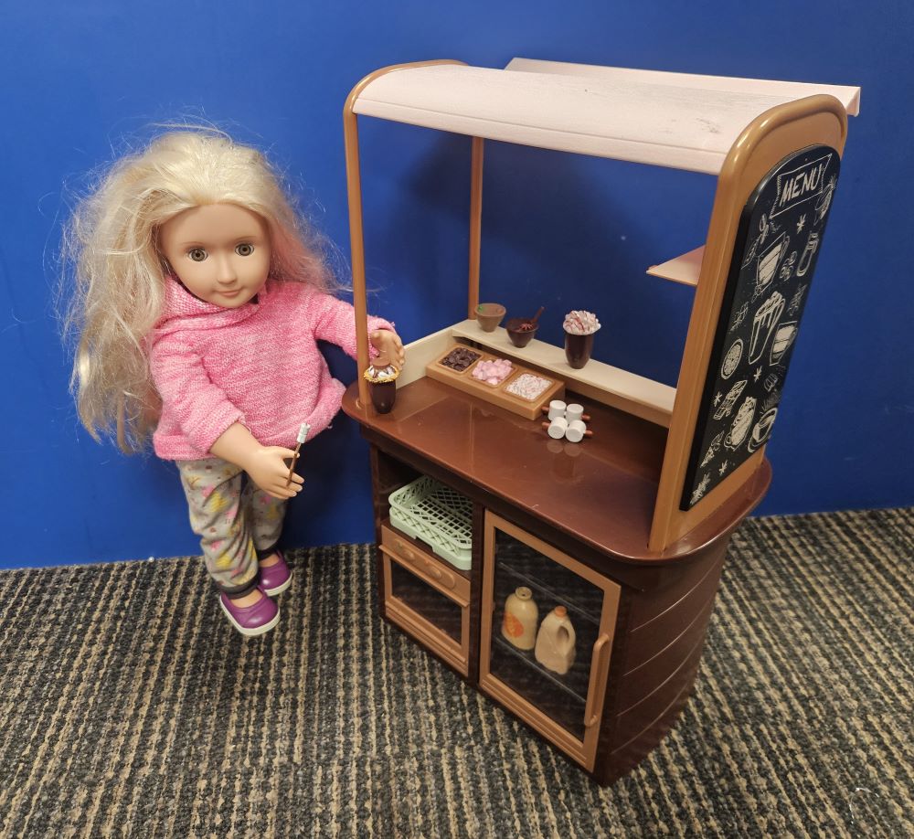 Our Generation Hot Chocolate Stand - (doll hired separately)